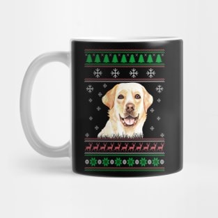 Labrador Retriever Ugly Christmas Sweater Funny Dog Lover Owner Gifts Mug